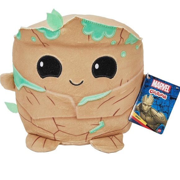Mattel Marvel Cuutopia Groot 10” UltraSoft Stuffed Collectible Toy Plush New - Picture 1 of 9